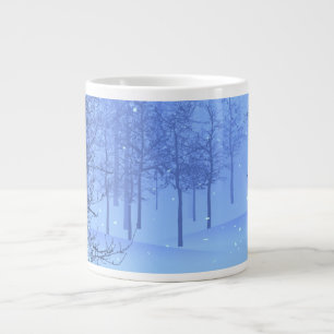 A Winter Wonderland on a Large Coffee Mug