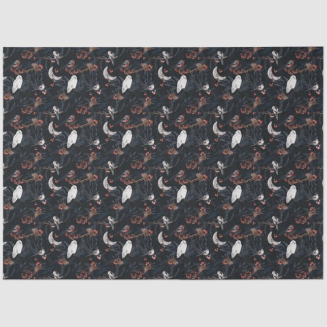 A Winter Woodland Series Design 4 Tissue Paper (Front)