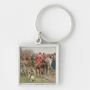 A Winter's Morning, from the Pears Annual, 1908 Key Ring