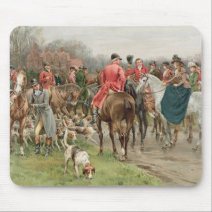A Winter's Morning, from the Pears Annual, 1908 Mouse Pad