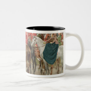 A Winter's Morning, from the Pears Annual, 1908 Two-Tone Coffee Mug