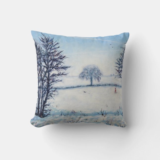 A Winters Walk Cushion (Front)
