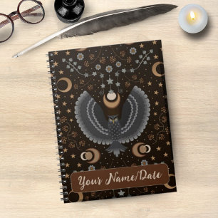 A Wise Owl, Stars and a Mysterious Moon, Notebook