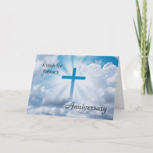 A Wish for Pastor's Anniversary Card