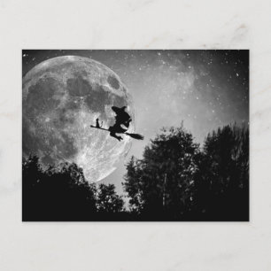 A Witches Broom Ride Postcard