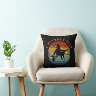 A WITCHES TALE funny witch halloween Cushion