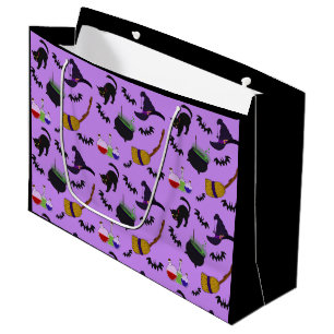 A Witches Tools Pattern Gift Bag