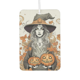 A witch's love car air freshener