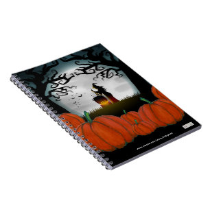 A Witchy Night in the Pumpkin Patch Notebook