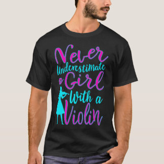 A With A Violin T-Shirt