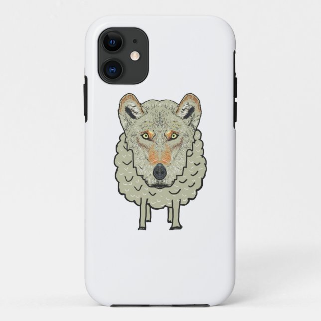 A Wolf In Sheep's Clothing Case-Mate iPhone Case (Back)