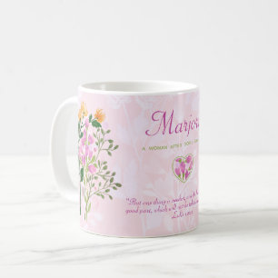 A WOMAN AFTER GOD'S OWN HEART COFFEE MUG