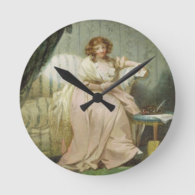 A Woman Called Anne, the Artist's Wife, c.1790-180 Round Clock (Front)