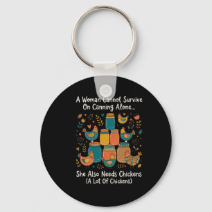 A Woman Cannot Survive On Canning Alone She Needs  Key Ring