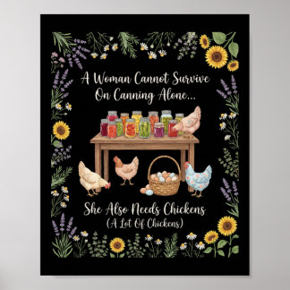 A Woman Cannot Survive On Canning Alone She Needs  Poster