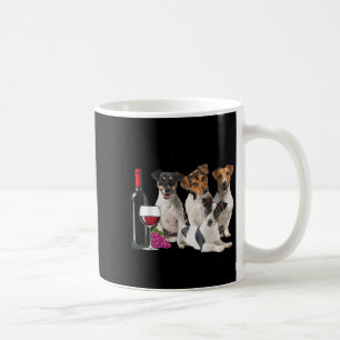 A Woman Cannot Survive On Wine Alone Jack Russell Coffee Mug