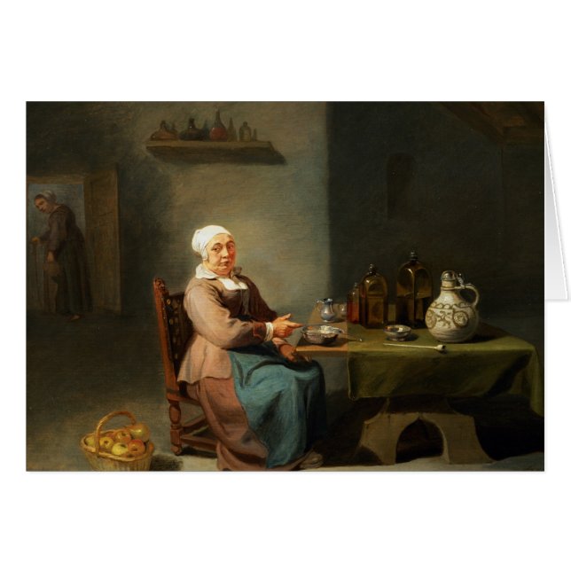 A Woman in a kitchen (Front Horizontal)
