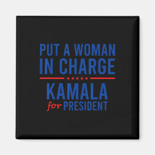 A Woman In Charge Kamala Harris Democrat Political Magnet