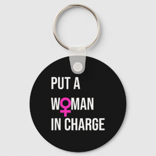 A Woman In Charge Potus Female President Key Ring