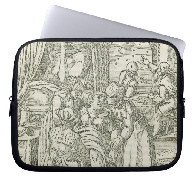 A Woman in Labour, illustration from chapter 2, Bo Laptop Sleeve (Front)