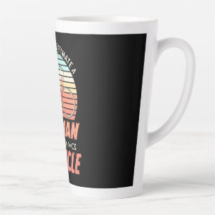 A Woman On A Bicycle Latte Mug