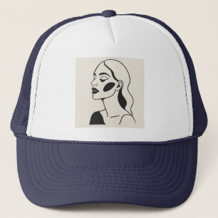 A Woman’s Inner Peace Illuminates a Chaotic World Trucker Hat