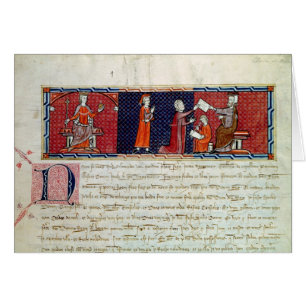 A Woman Taking an Oath before