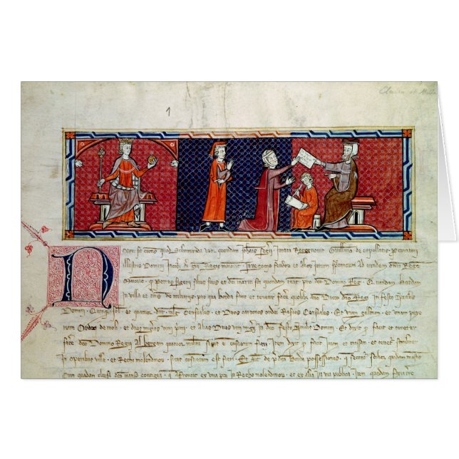 A Woman Taking an Oath before (Front Horizontal)