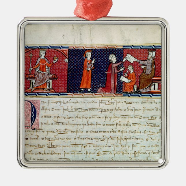 A Woman Taking an Oath before Metal Tree Decoration (Front)