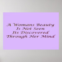 A Womans Beauty message poem feature Banner