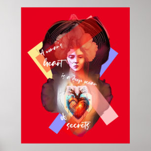 A Woman's Heart accent Poster