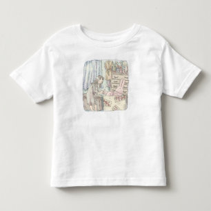 a woman's illustration that reaches for a rabbit i toddler T-Shirt