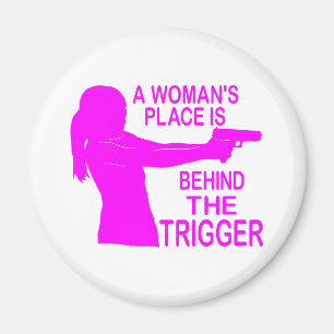 A WOMAN'S PLACE MAGNET