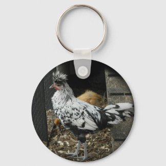 a wonderful design of a beautiful exotic bird key ring