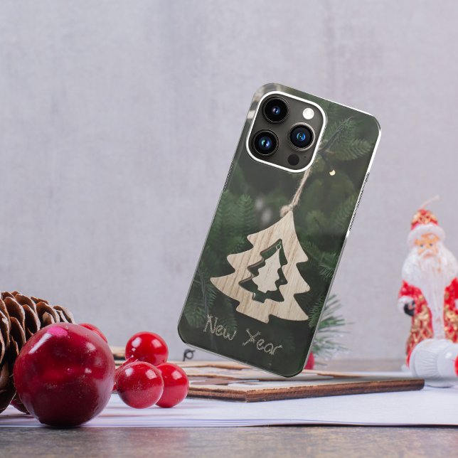 A Wooden Christmas tree Iphone cases (A Wooden Christmas tree Iphone cases)