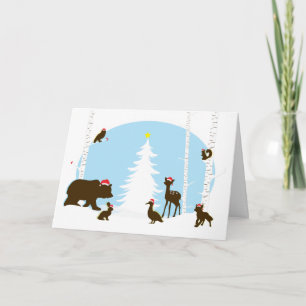 A Woodland Christmas Holiday Cards