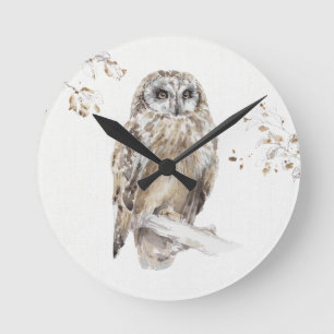 A Woodland Walk VIII Round Clock