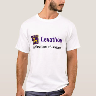 "A word, a word" Lexathon shirt