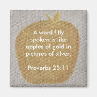 A word fitly spoken is like Apples of gold magnets