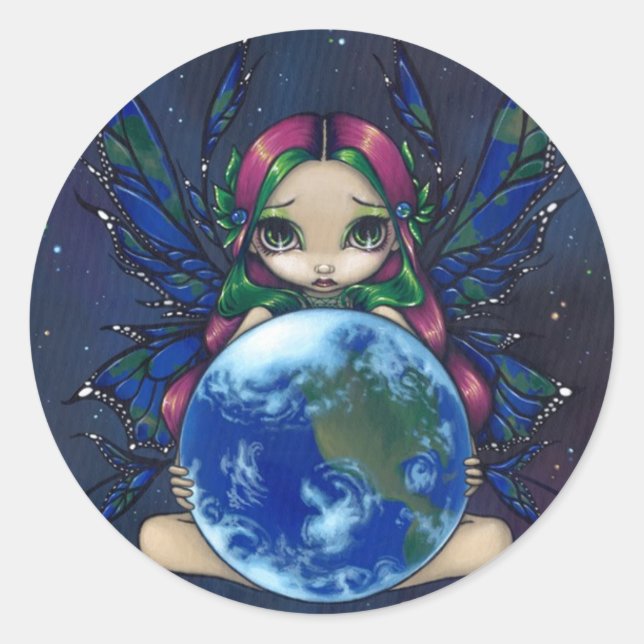 "A World in Good Hands" Sticker (Front)