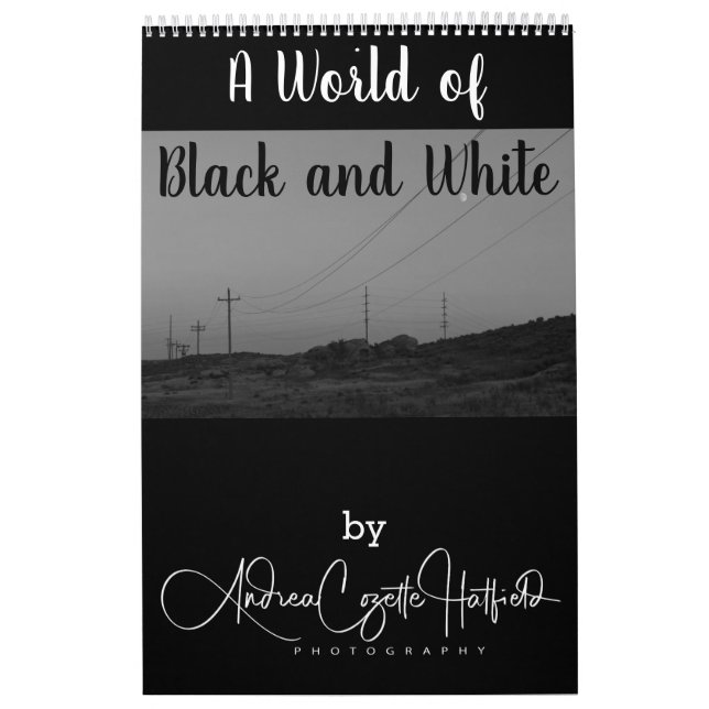 A World of Black and White  Calendar (Cover)