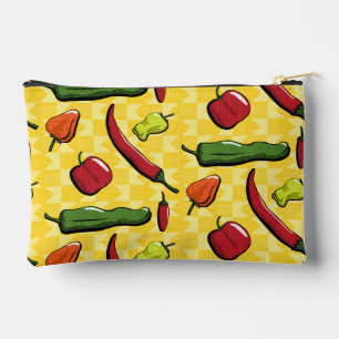 A World of Chilli Peppers Accessory Pouch