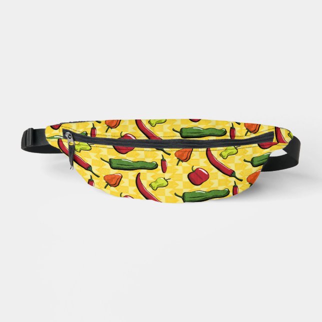 A World of Chilli Peppers Bum Bags (Front)