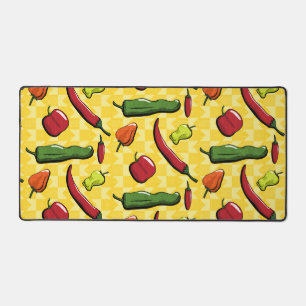 A World of Chilli Peppers Desk Mat