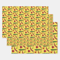 A World of Chilli Peppers Wrapping Paper Set