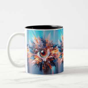 A World Of Wonder Begins With Vision Two-Tone Coffee Mug