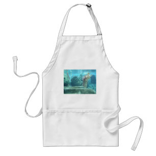 A World Underwater - Stone Statue image Standard Apron