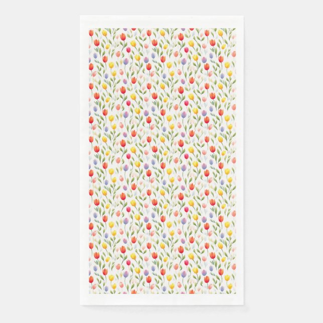 A World Without Flowers Is A World Without Joy Napkin (Front)