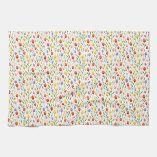 A World Without Flowers Is A World Without Joy Tea Towel