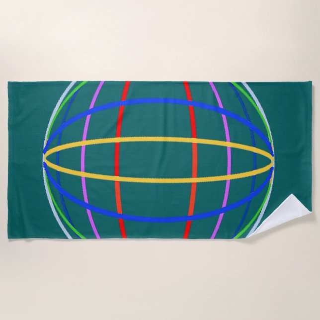 A world without war / logo beach towel (Front)